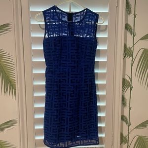 Milly blue lace dress